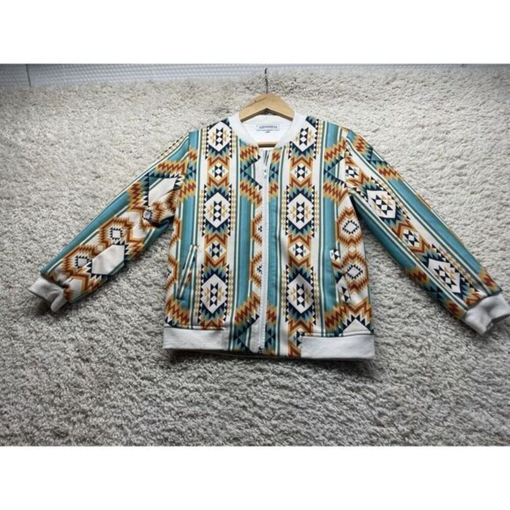 Crazy Train Caboosekids Aztec Print Size 10 Girls Zip Front‎ Jacket
